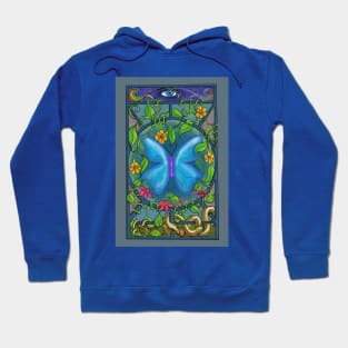 Butterfly and Snake Hoodie